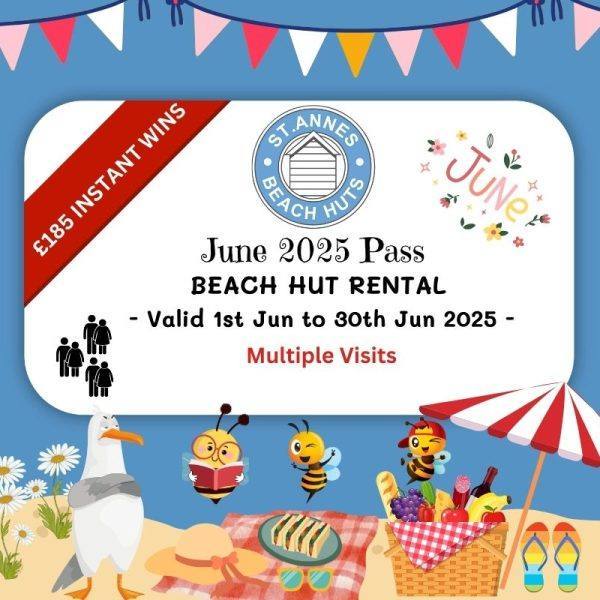 June 2025 Beach Hut Rental Pass