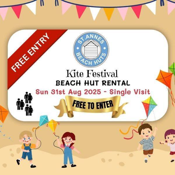 St Annes Kites Festival - Beach Hut Experience