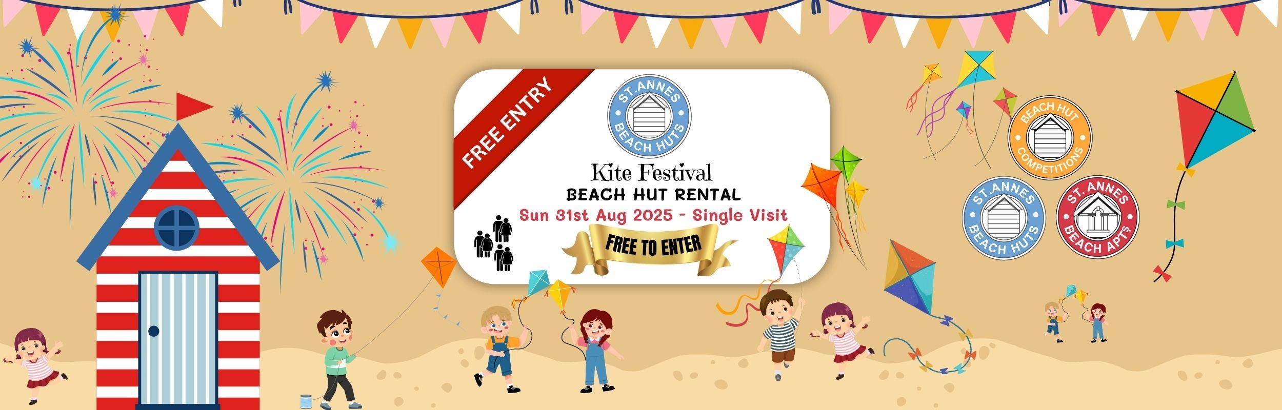 St Annes Kites Festival - Beach Hut Experience